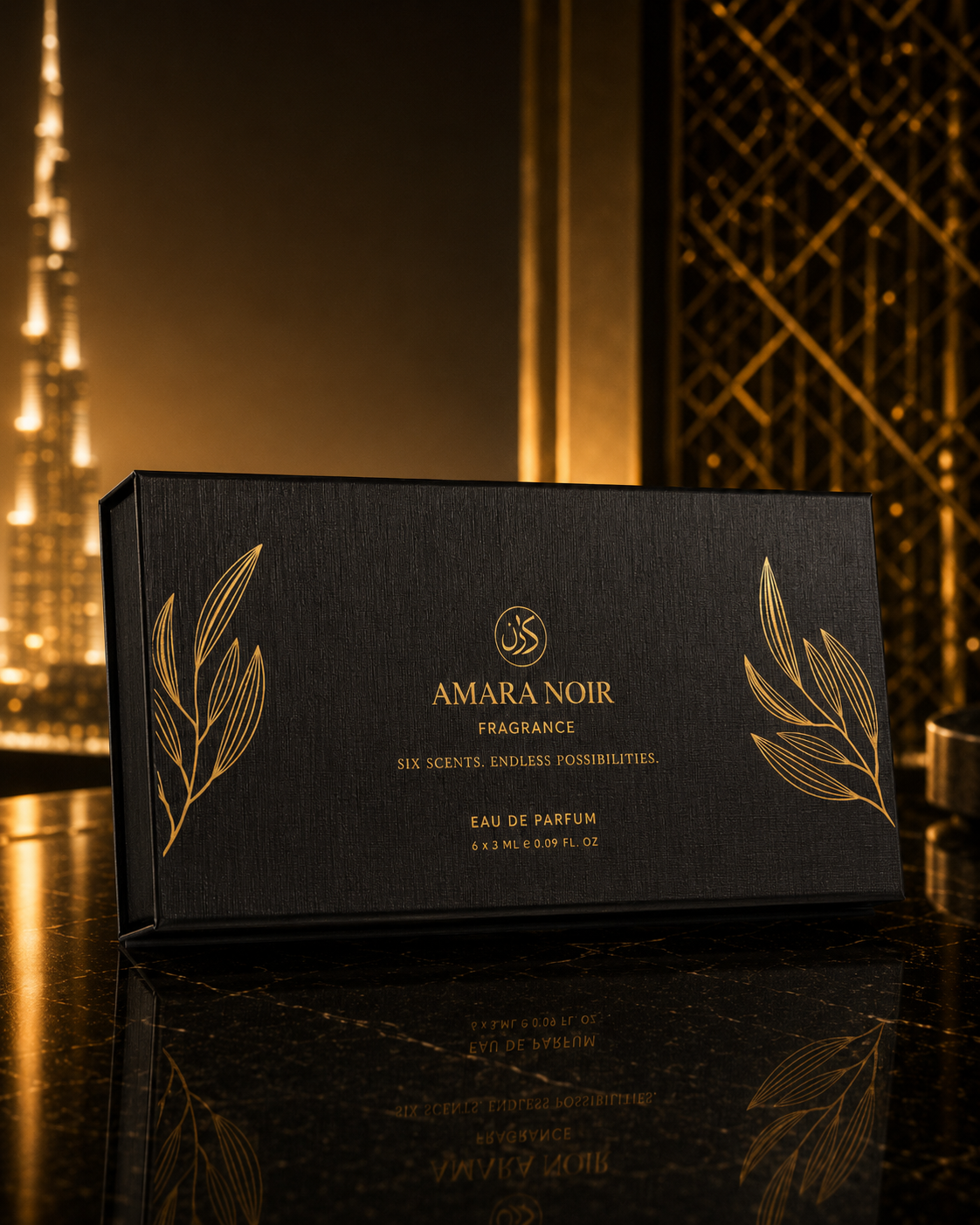 Amara Noir Discovery Set | Six 100% Oil-Based Parfums