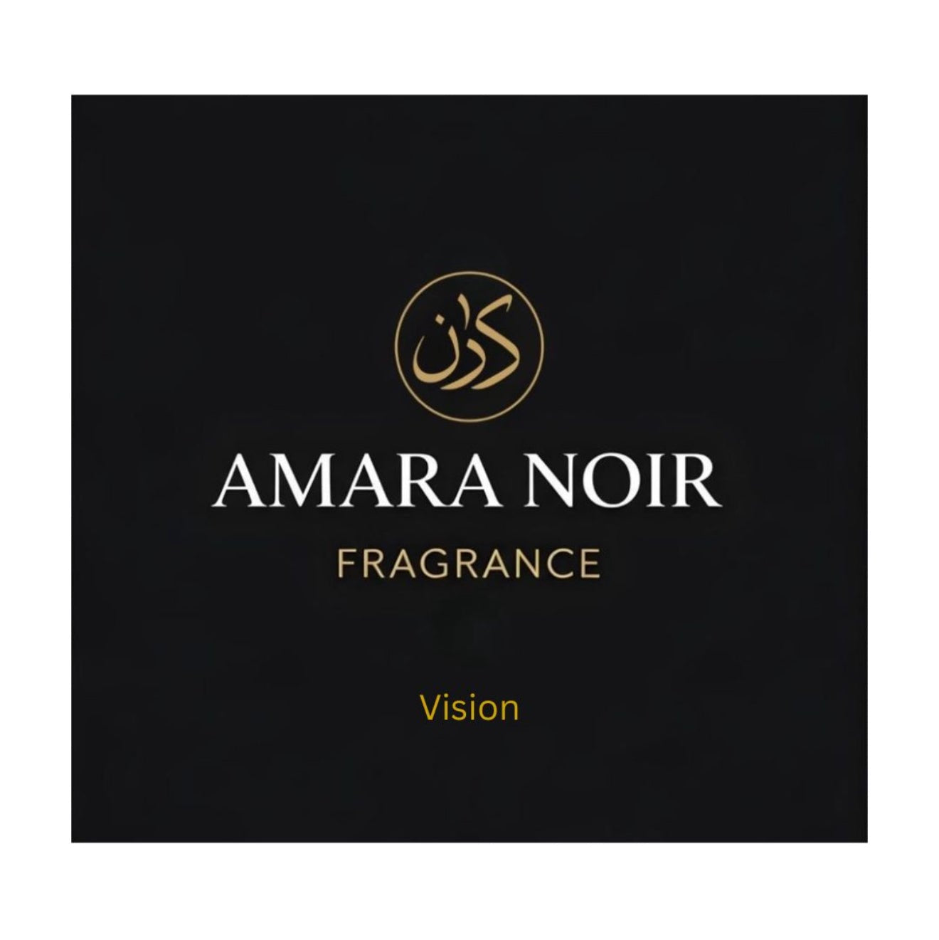 Amara Noir Fragrance - Vision - 100mls - Male